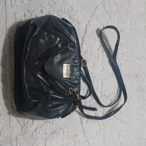 Juicy Couture Black Crossbody Bag with Gold Details